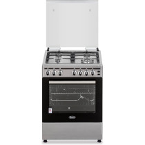 Terim 60 x 60 Cooker, 4 Gas Burners, Stainless Steel, Silver, 1 Year Warranty