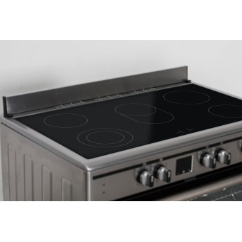 Terim 90 x 60 Ceramic Cooking Range, 9 Oven Function With Turbo Fan, Silver, TERVC96ST, 1 Year Warranty