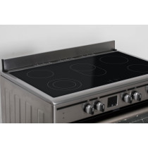 Terim 90 x 60 Ceramic Cooking Range, 9 Oven Function With Turbo Fan, Silver, TERVC96ST, 1 Year Warranty