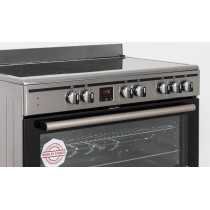 Terim 90 x 60 Ceramic Cooking Range, 9 Oven Function With Turbo Fan, Silver, TERVC96ST, 1 Year Warranty
