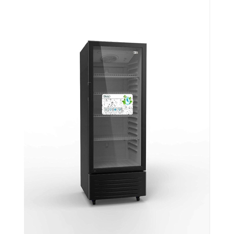 Terim 320 Liters Upright Bottle Cooler, Showcase Chiller, Black, TERSC320W, 1 Year Warranty