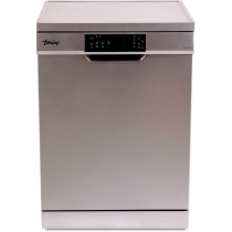 Terim 60 Cm Freestanding Dishwasher With 12 Place Settings, Quick Clean And Active Drying Function, Delay Timer And Half Load Option, Dark Silver, TERDW1205VS, 1 Year Warranty
