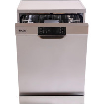 Terim 60 Cm Freestanding Dishwasher With 12 Place Settings, Quick Clean And Active Drying Function, Delay Timer And Half Load Option, Dark Silver, TERDW1205VS, 1 Year Warranty