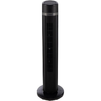 Midea Tower Fan with Multifunction Remote Control, 3 Wind modes-Natural Slumberous & Normal, Three Dimensional Angle Air Flow, 15 Hours Timer Perfectly Suitable for Home or Office, FZ10-18TRB