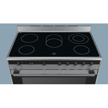 Siemens 90 x 60 Cm Ceramic Cooker, Silver, Hy738357M, 1 Year Warranty