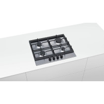 Siemens 60 Cm Built In Gas Hob With Sabaf Burners, Silver, EC6A5PB90M