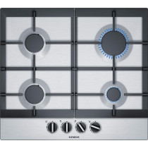 Siemens 60 Cm Built In Gas Hob With Sabaf Burners, Silver, EC6A5PB90M