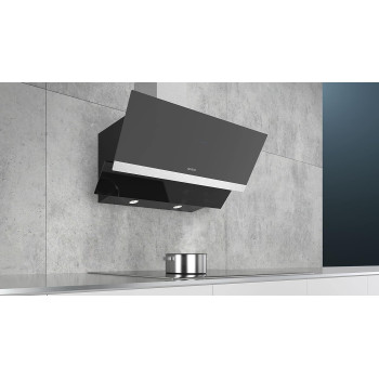 Siemens 90 Cm Wall Mounted Cooker Hood, Glass Black, Lc96Kaj60M, 1 Year Warranty