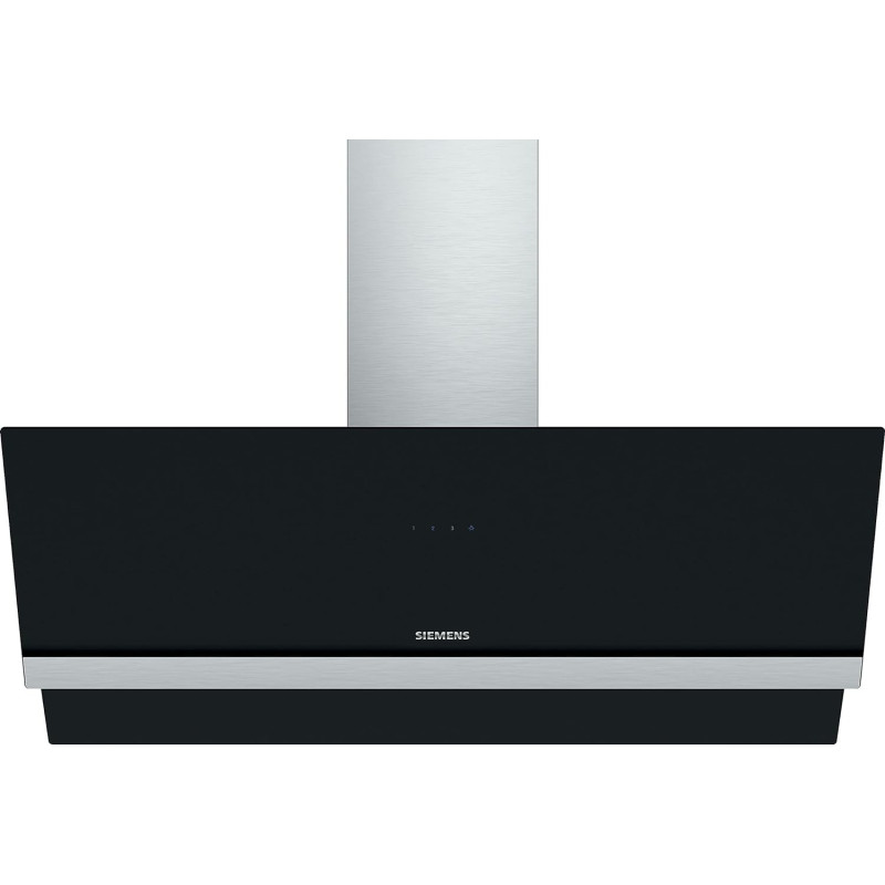 Siemens 90 Cm Wall Mounted Cooker Hood, Glass Black, Lc96Kaj60M, 1 Year Warranty