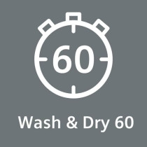 Siemens 9/6 Kg Fully Automatic Washer Dryer, 1400 RPM, WN44A2XSGC, Silver, 1 Year Warranty