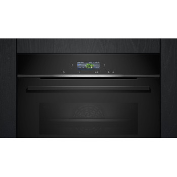 Siemens iQ700, 60cm Home Connect Built In Electric Oven With Fan, 10 Cooking Functions, HB732G1B1M, Black, 1 Year Warranty