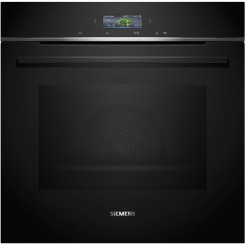 Siemens iQ700, 60cm Home Connect Built In Electric Oven With Fan, 10 Cooking Functions, HB732G1B1M, Black, 1 Year Warranty