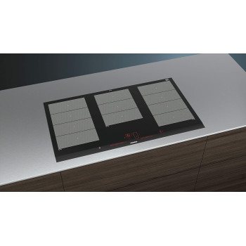 Siemens 90 Cm Built In Induction Hob, Black, Ex975Lxc1E, 1 Year Warranty