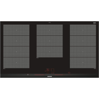 Siemens 90 Cm Built In Induction Hob, Black, Ex975Lxc1E, 1 Year Warranty