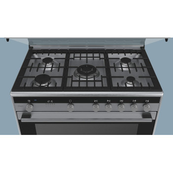 Siemens 90 Cm Freestanding Combination Cooker, HQ738357M, 1 Year Warranty