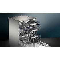 Siemens iQ700, 60cm Home Connect Dishwasher, 13 Place Settings Zeolite Function, Silver, SN27ZI86DM, 1 Year Warranty