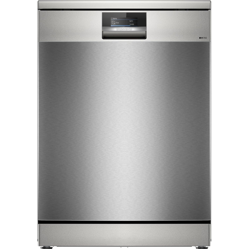 Siemens iQ700, 60cm Home Connect Dishwasher, 13 Place Settings Zeolite Function, Silver, SN27ZI86DM, 1 Year Warranty