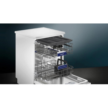 Siemens iQ300 Free Standing Dishwasher, 60 Cm, White, SN23HW65MM, 1 Year Warranty