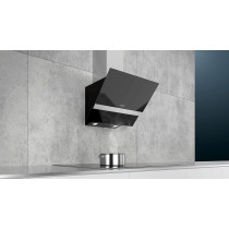 Siemens 60 Cm Wall Mounted Cooker Hood, Black Glass, Lc66Kaj60M, 1 Year Warranty