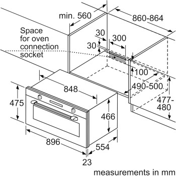 Siemens 90 Cm Built In Electric Oven, 85 Liters, Vb011Cbr0M, 1 Year Warranty