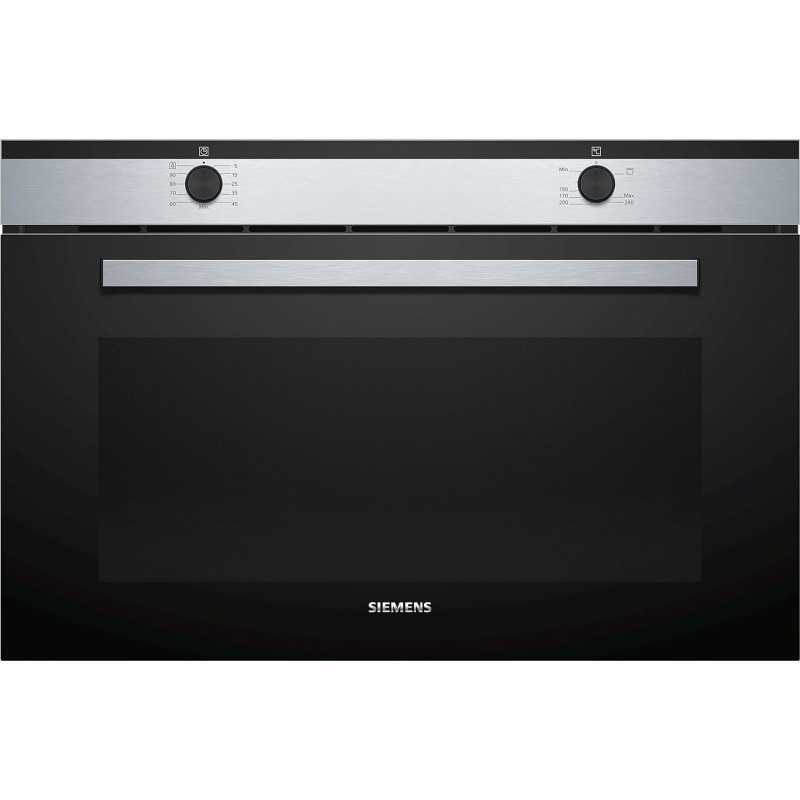Siemens 90 Cm Built In Gas Oven, 92 Liters, Black And Silver, VG011DBR0M, 1 Year Warranty
