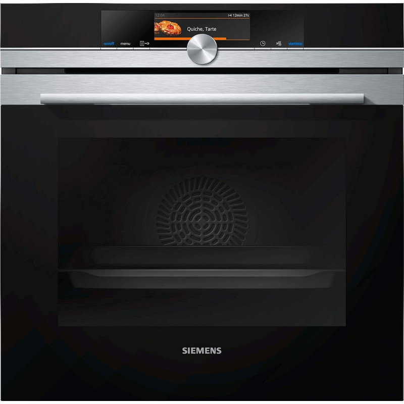 Siemens 60 Cm Home Connect Built In Oven With Fan, 71 Liters, HB678GBS6M, 1 Year Warranty