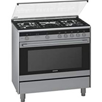 Siemens Freestanding Gas Cooker, Silver, HQ738357M With Installation, 1 Year Warranty