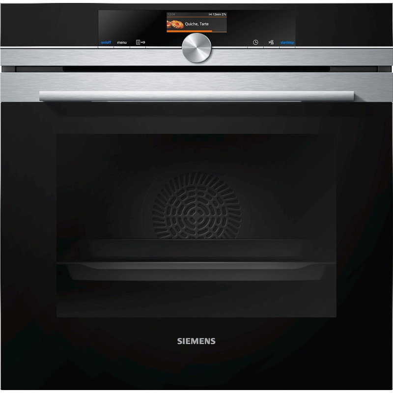 Siemens 60 Cm Home Connect Built In Oven With Fan, 71 Liters, HB676G0S6M, 1 Year Warranty