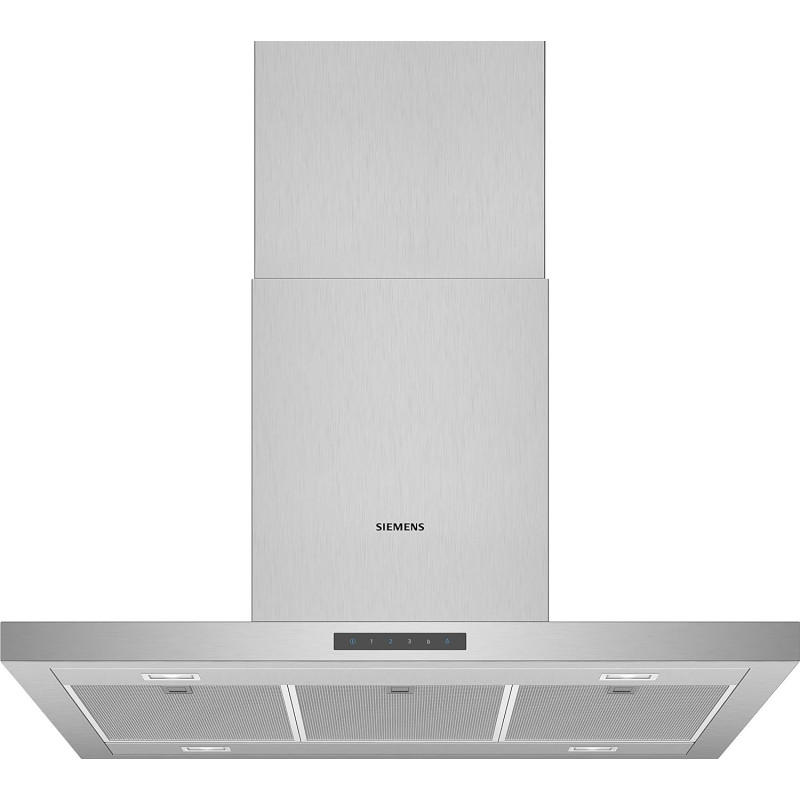Siemens 90 Cm Island Cooker Hood, Silver, Lf97Bbm50M, 1 Year Warranty