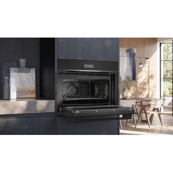 Siemens iQ700, 60 Cm Home Connect Built In Electric Oven With Microwave, 15 Cooking Functions, Cm724G1B1M, 1 Year Warranty