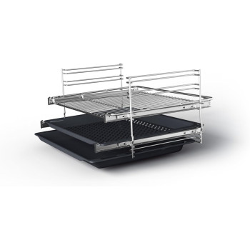 Siemens iQ500, 60 Cm Home Connect Built In Electric Oven With Fan, 66 Liters Oven Capacity, HB557JYB6M, 1 Year Warranty