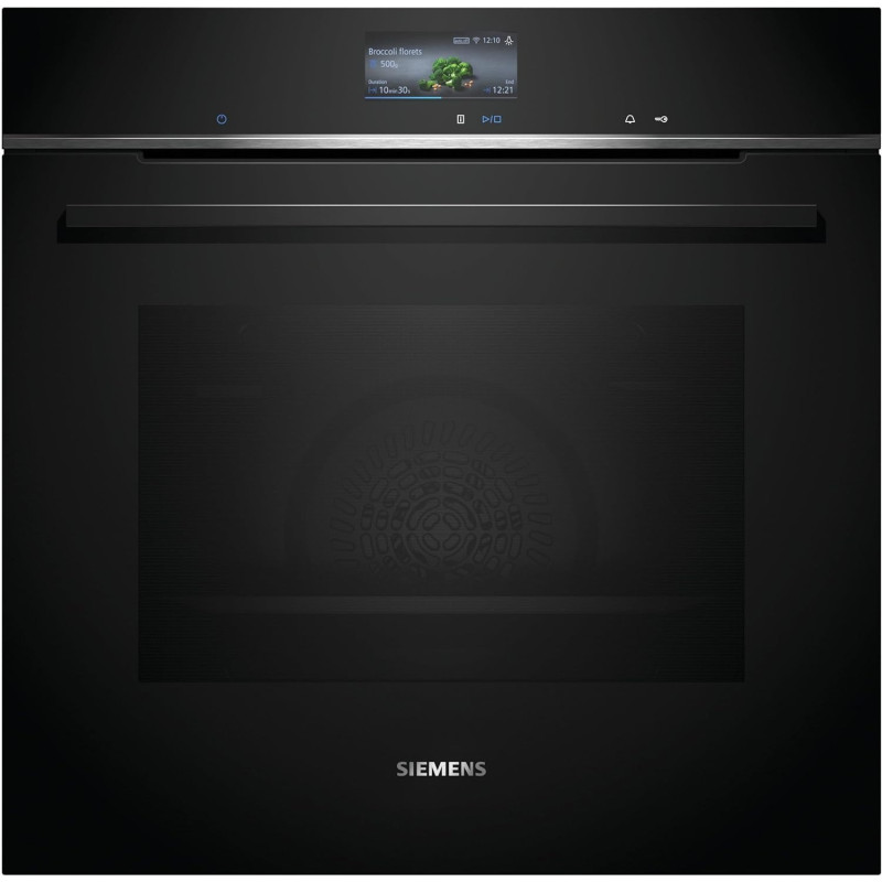 Siemens iQ700, 60 Cm Home Connect Built In Electric Oven With Fan, 10 Cooking Functions, HB776GKB1M, 1 Year Warranty