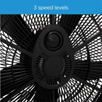 Midea 50W Powerful 5 Leaf Heavy Duty Box Fan With 3 Energy Efficient Speed Settings, Compact Design, Lightweight, Strong Air Flow, Table Fan For Home, Kids Room And Office, FB5017H, 1 Year Warranty