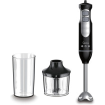 Midea Hand Blender With Stainless Steel Blade, 400W Powerful With DC Motor For Long Life And Low Noise, Variable Speed For Soups Smoothie, Turbo Speed For Heavy Duty Purposes, MJBH4001W, 1 Year Warranty
