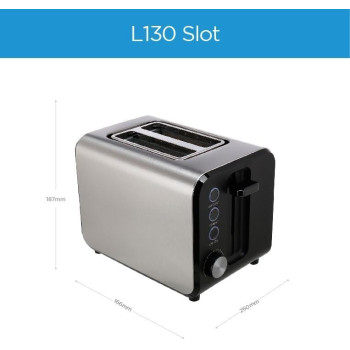 Midea Toaster 2 Slots, 950W With Adjustable Browning Control, Removable Crumb Tray, Automatic Pop Up, Defrost, Warm, Cancel, Auto Power Cut Off Function, 7 Level Settings, MTRW2L20W, 1 Year Warranty