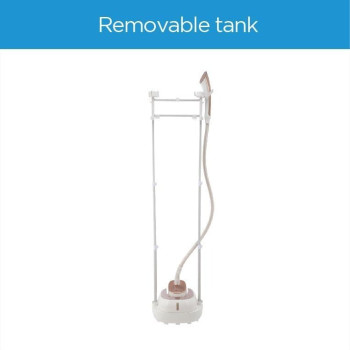 Midea 1800W, 2L Digital Garment Steamer With Detachable Board, Free Angle Adjustable Poles Rotary Wheels Plus Multiple Attachments For Wrinkle Free And Sanitized Garment, MY-GZ20D2W, 1 Year Warranty