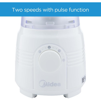 Midea Blender, Power 400W, 2 Speeds And Pulse, White Colour, With Miller, Bl2516Ag, 1 Year Warranty