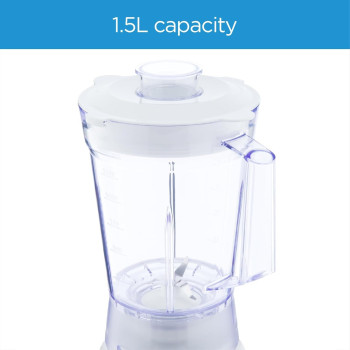 Midea Blender 400 Watts, 1.5 Liter Smoothie Maker, Mixer With Grinder Multi Mill, 2 Speeds With Pulse And Detachable Blade For Easy Cleaning, Best For Blending, Grinding, Mixing And Chopping, Bl2516A, 1 Year Warranty