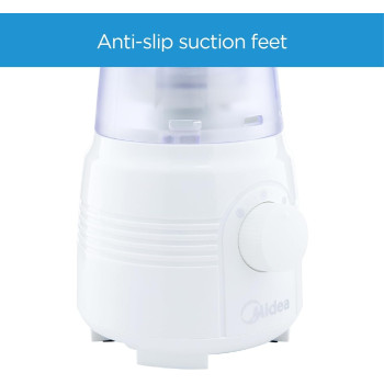 Midea Blender 400 Watts, 1.5 Liter Smoothie Maker, Mixer With Grinder Multi Mill, 2 Speeds With Pulse And Detachable Blade For Easy Cleaning, Best For Blending, Grinding, Mixing And Chopping, Bl2516A, 1 Year Warranty