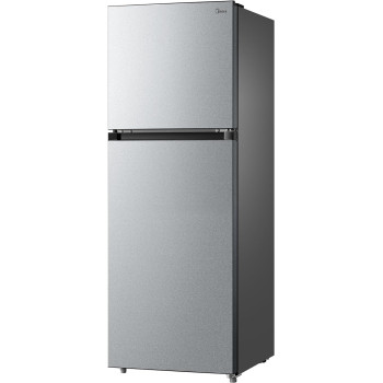 Midea 346L Gross Top Mount Double Door Refrigerator, Frost Free With Smart Sensor And Humidity Control, Active C Fresh, Multi Air Flow, Electronic Control Dark Silver, Twist Ice Maker, MDRT346MTE50D, 1 Year Warranty