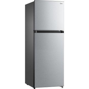 Midea 346L Gross Top Mount Double Door Refrigerator, Frost Free With Smart Sensor And Humidity Control, Active C Fresh, Multi Air Flow, Electronic Control Dark Silver, Twist Ice Maker, MDRT346MTE50D, 1 Year Warranty