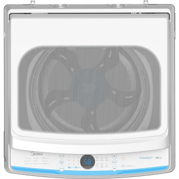 Midea 6Kg Top Loading Washing Machine With Lunar Dial, Auto Clean, Strong Hygiene And Sterilization, One Touch Wash, Inverter Quattro, Soft Close Lid, Deep Clean, Auto Stop And Child Lock, MA200W60W-AE, 1 Year Warranty