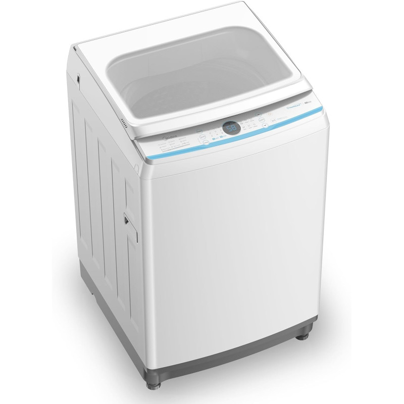 Midea 6Kg Top Loading Washing Machine With Lunar Dial, Auto Clean, Strong Hygiene And Sterilization, One Touch Wash, Inverter Quattro, Soft Close Lid, Deep Clean, Auto Stop And Child Lock, MA200W60W-AE, 1 Year Warranty