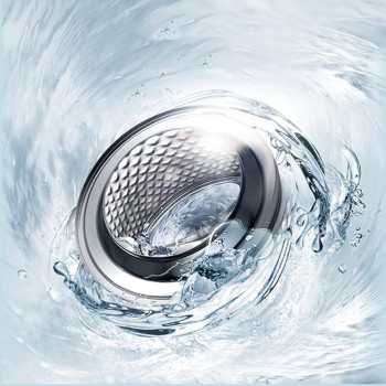 Midea 10KG Front Load Smart Washing Machine With Lunar Dial, 1400 RPM, 14 Programs, Fully Automatic Washer, Digital LED Display, BLDC Inverter, Steam Care, Wifi Connectivity, Titanium, MF200W100WBTGCC, 1 Year Warranty