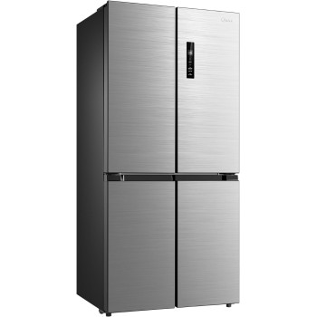 Midea 632L Gross 4 Door Premium Refrigerator, French Door With Smart Home Connect Wifi, Smart Sensor, Vario Box 3 Temp, Inverter Quattro Compressor, Multi Temperature, Silver, MDRF632FIG46D, 1 Year Warranty