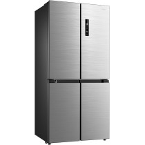 Midea 632L Gross 4 Door Premium Refrigerator, French Door With Smart Home Connect Wifi, Smart Sensor, Vario Box 3 Temp, Inverter Quattro Compressor, Multi Temperature, Silver, MDRF632FIG46D, 1 Year Warranty