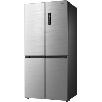 Midea 632L Gross 4 Door Premium Refrigerator, French Door With Smart Home Connect Wifi, Smart Sensor, Vario Box 3 Temp, Inverter Quattro Compressor, Multi Temperature, Silver, MDRF632FIG46D, 1 Year Warranty