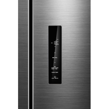 Midea 632L Gross 4 Door Premium Refrigerator, French Door With Smart Home Connect Wifi, Smart Sensor, Vario Box 3 Temp, Inverter Quattro Compressor, Multi Temperature, Silver, MDRF632FIG46D, 1 Year Warranty