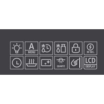 Midea Built In Microwave 25L Grill Microwave Oven, Silver And Black Colour, AG925BVK, 1 Year Warranty
