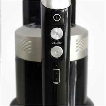 Midea Lightweight Hand Held Cordless Up-Right Stick Vacuum Cleaner, 2-In-1, 350W Powerful Suction, Led Indicator, Multi Surface-Carpets, Car Interior, Sofa, Corner Gaps, Best For Home And Office, Black/Silver, P20SA, 1 Year Warranty